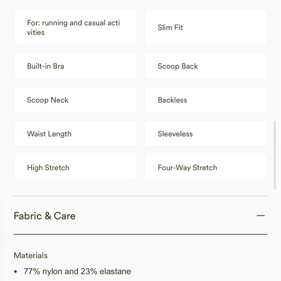 HALARA SoftlyZero Plush Padded V Neck Plain Tank Top Small NWT - Picture 7 of 7